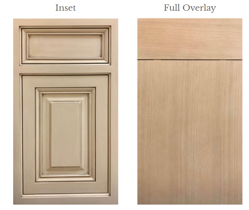 Cabinet box door and recessed panel