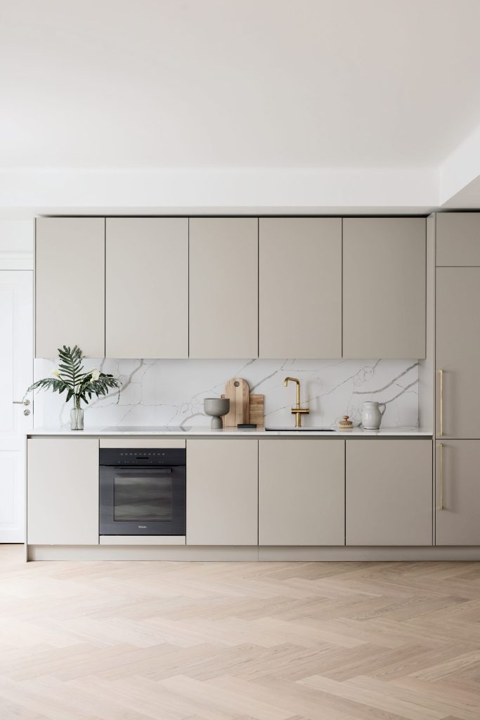 Modern minimalist kitchen design
