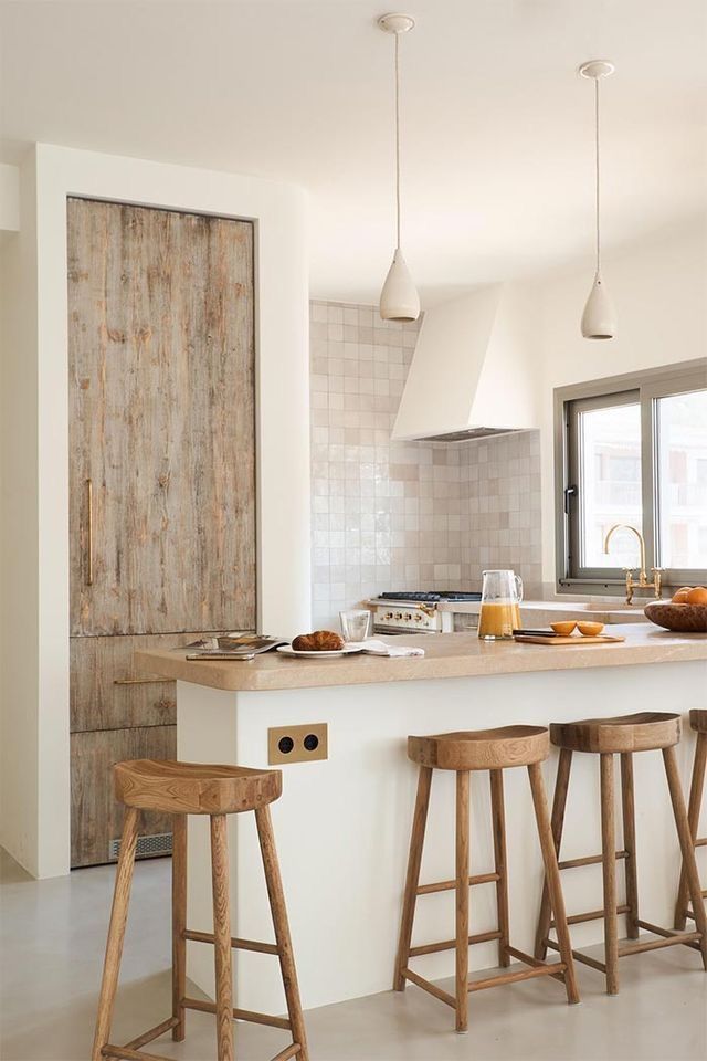 Reclaimed wood kitchen design