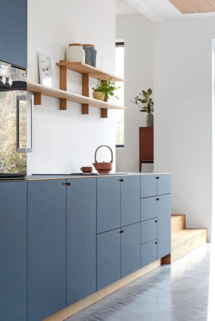 Sleek minimalist kitchen