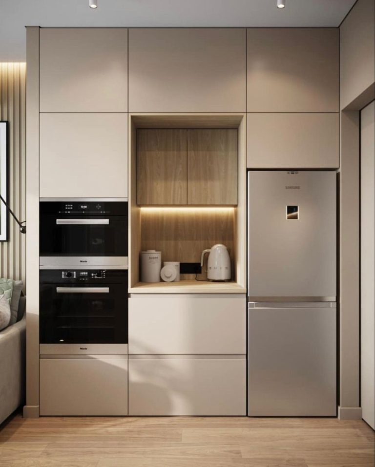 Illustration of Scandinavian Apartments With High-End Appliances