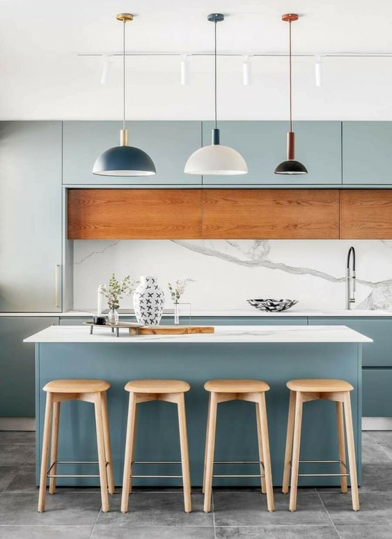 Blue Cabinet Kitchen: Timeless Elegance for Your Home