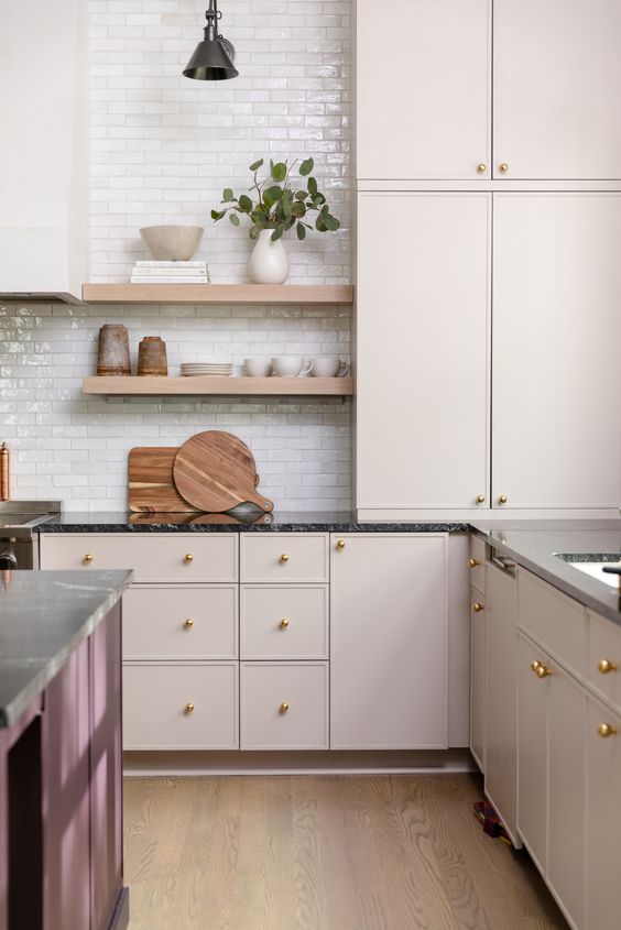 Make a small kitchen bigger with slim cabinetry