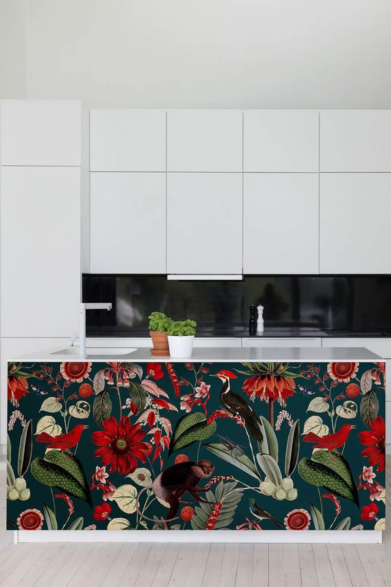 Modern kitchen wallpaper