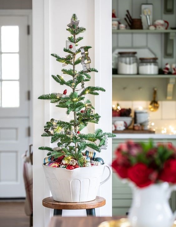 Kitchen christmas tree