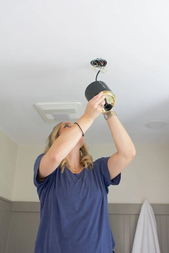 DIY installing light fixtures