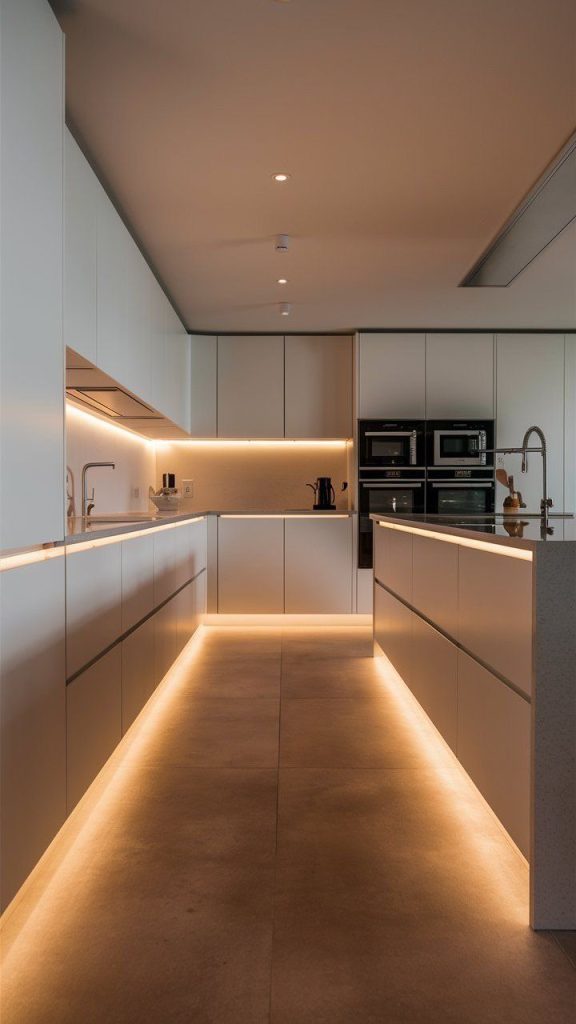 Kitchen mood lighting