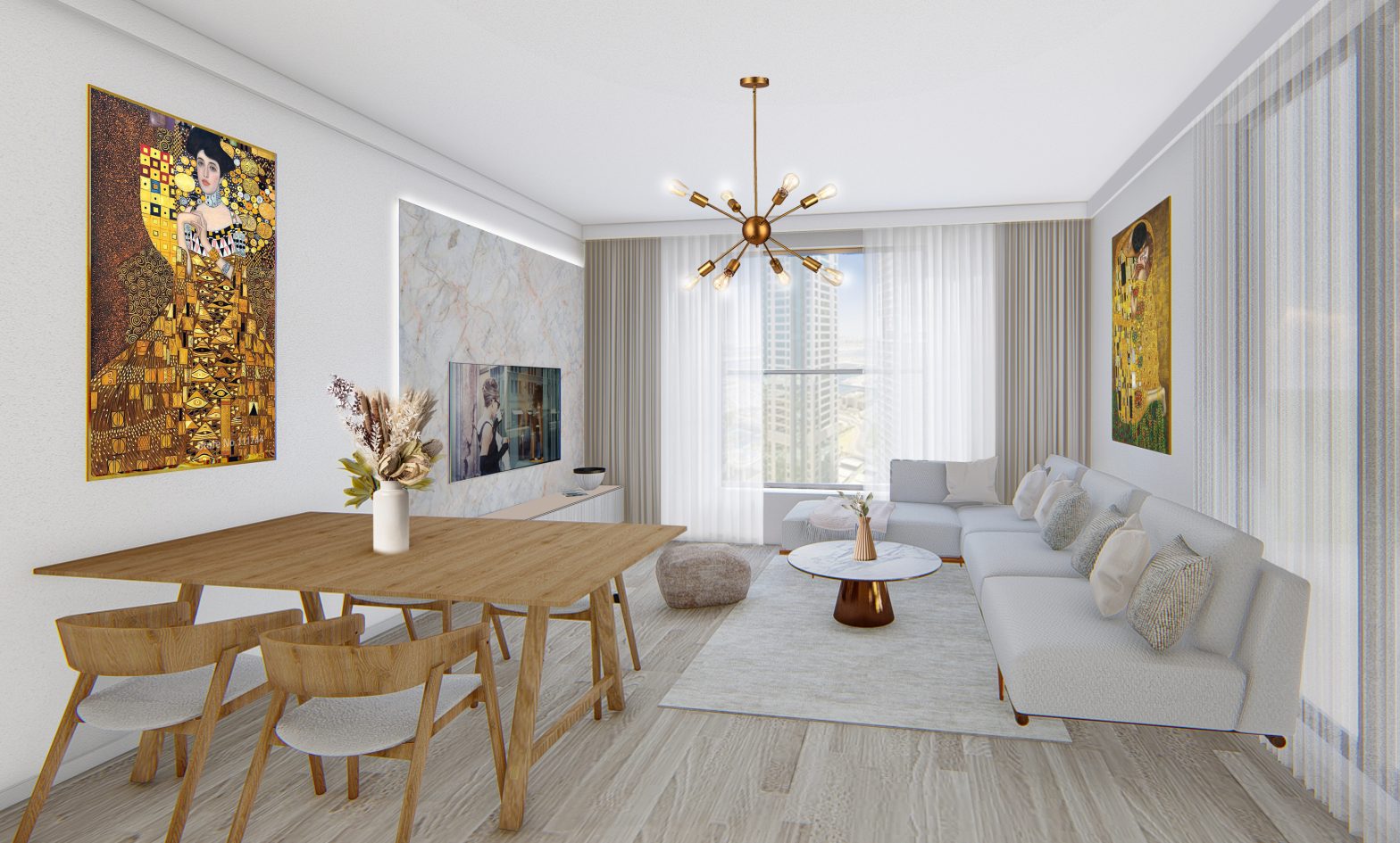 Dubai Family Apartment: Contemporary Transformation • Hana Agic